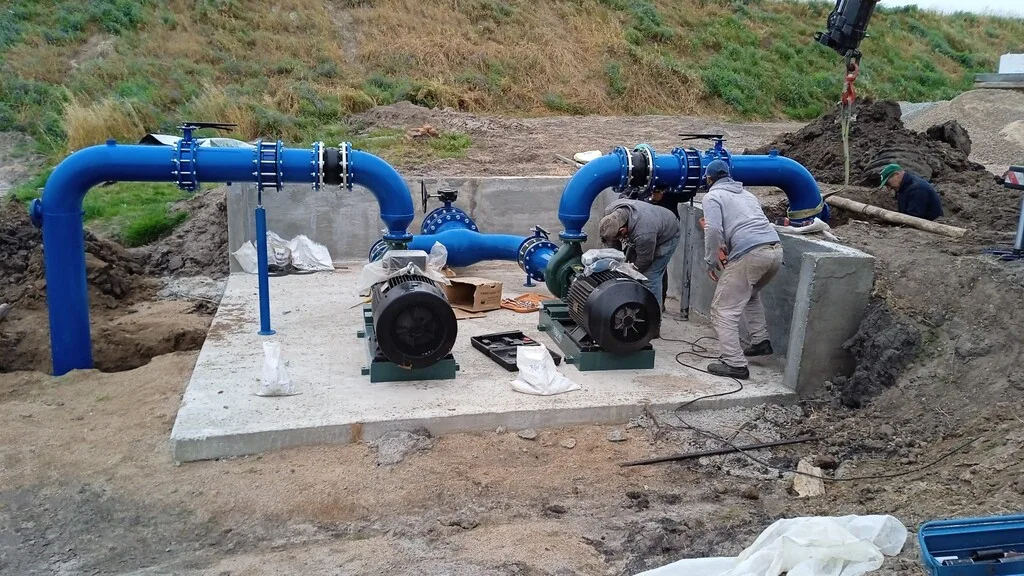 新疆某国企农田灌溉项目：2台75 kW水泵电机配套